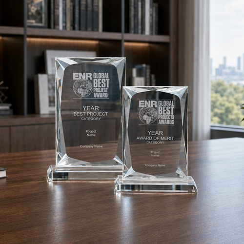 Glass Desk Crystal